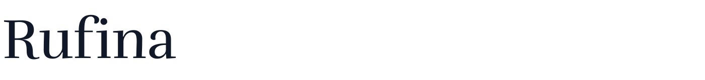 Rufina — Rufina-Regular.ttf