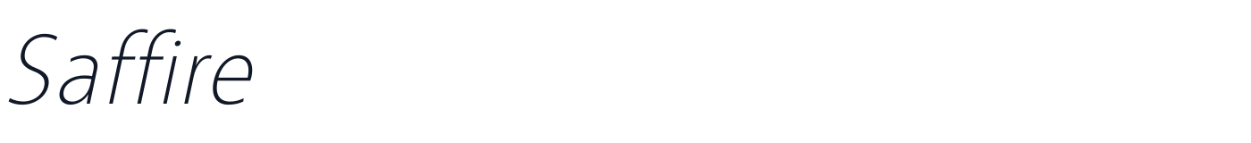Saffire — Saffire-Ultra-Light-Oblique.otf