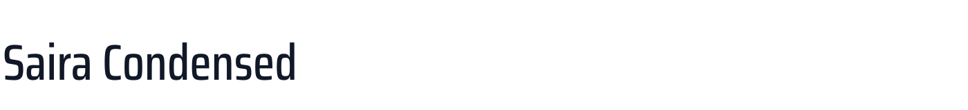 Saira Condensed — SairaCondensed-Medium.ttf