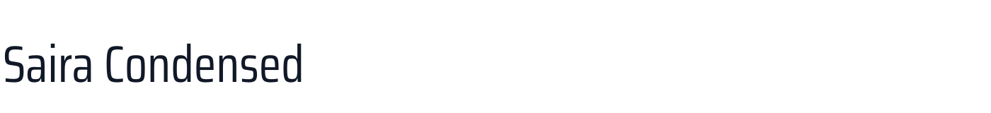 Saira Condensed — SairaCondensed-Regular.ttf