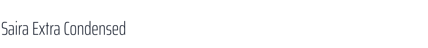 Saira Extra Condensed — SairaExtraCondensed-ExtraLight.ttf