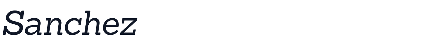 Sanchez — Sanchez-Italic.ttf