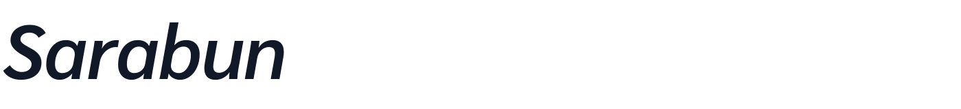Sarabun — Sarabun-SemiBoldItalic.ttf