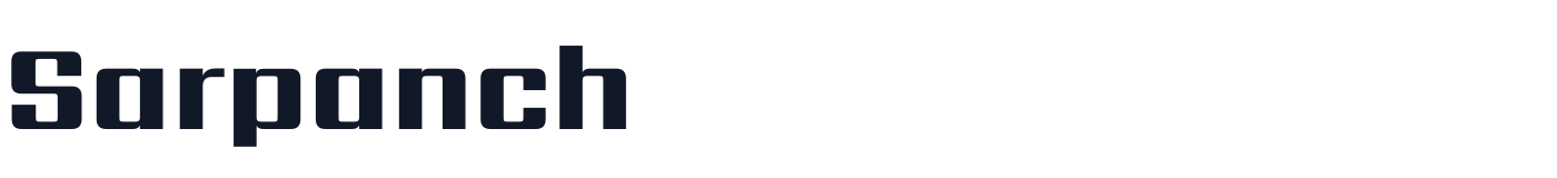 Sarpanch — Sarpanch-ExtraBold.ttf