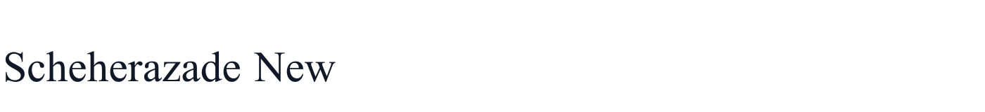 Scheherazade New — ScheherazadeNew-Regular.ttf