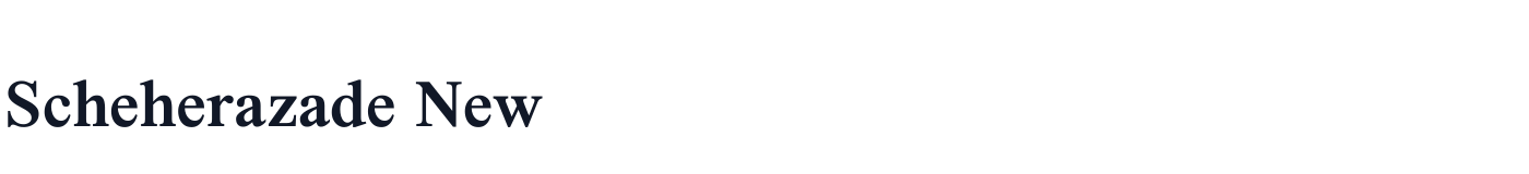Scheherazade New — ScheherazadeNew-SemiBold.ttf