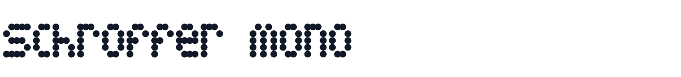 Schroffer Mono — SchrofferMono-Bold.otf