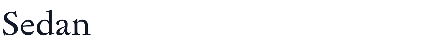Sedan — Sedan-Regular.ttf