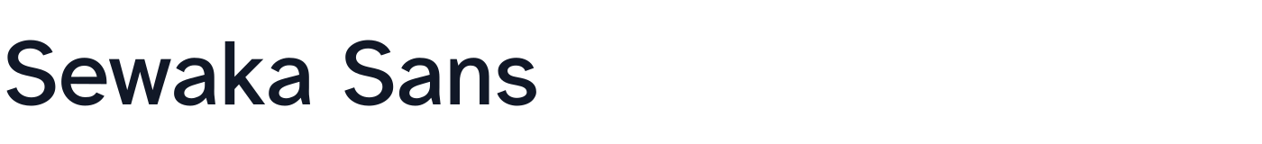 Sewaka Sans — SewakaSans-SemiBold.otf