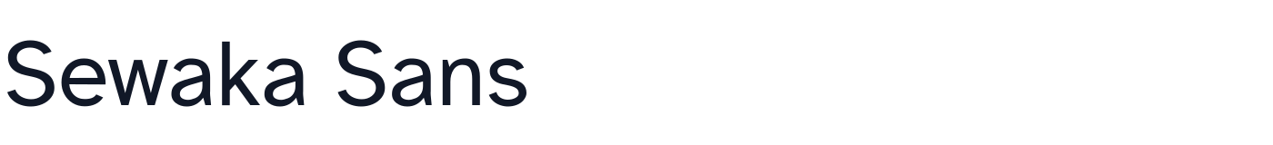 Sewaka Sans — SewakaSansGX.ttf