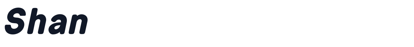 Shan — Shan-BlackItalic.ttf