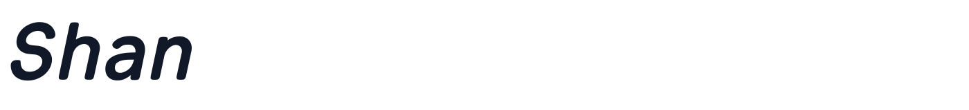 Shan — Shan-BoldItalic.ttf