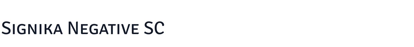 Signika Negative SC — SignikaNegativeSC-Regular.ttf