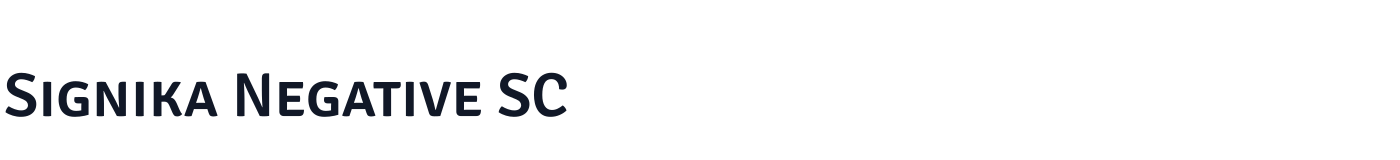 Signika Negative SC — SignikaNegativeSC-SemiBold.ttf