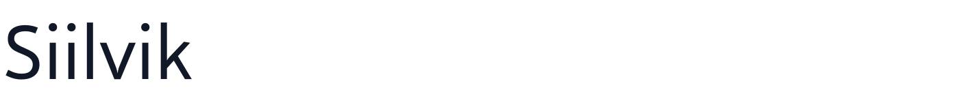 Siilvik — Siilvik-Regular.otf