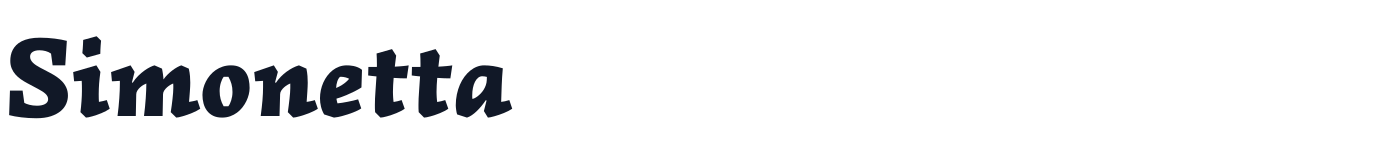Simonetta — Simonetta-BlackItalic.ttf