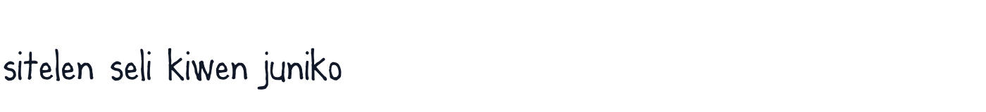 sitelen seli kiwen juniko — sitelenselikiwen-nocjk-samename.ttf