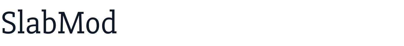 SlabMod — SlabMod-Regular.ttf