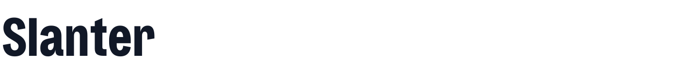 Slanter — Slanter.ttf