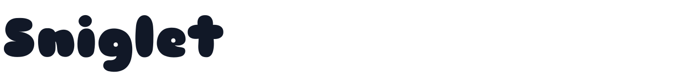 Sniglet — Sniglet-ExtraBold.ttf