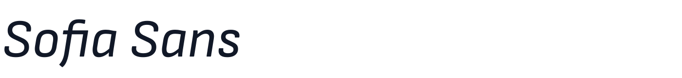 Sofia Sans — SofiaSans-Italic[wght].ttf