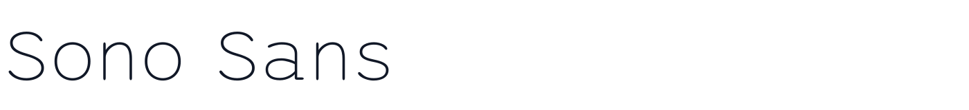 Sono Sans — SonoSans-ExtraLight.otf