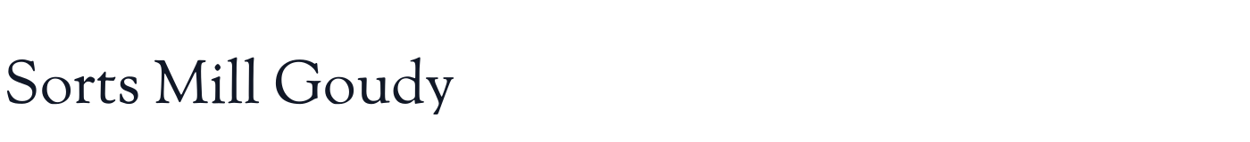 Sorts Mill Goudy — SortsMillGoudy-Regular.ttf