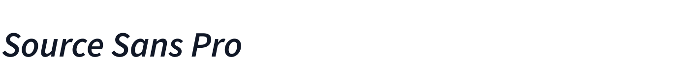 Source Sans Pro — SourceSansPro-SemiBoldItalic.ttf