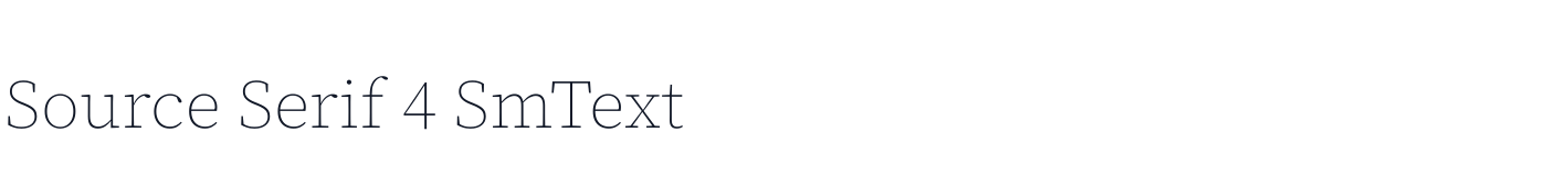 Source Serif 4 SmText — SourceSerif4SmText-ExtraLight.ttf