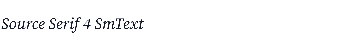 Source Serif 4 SmText — SourceSerif4SmText-It.ttf