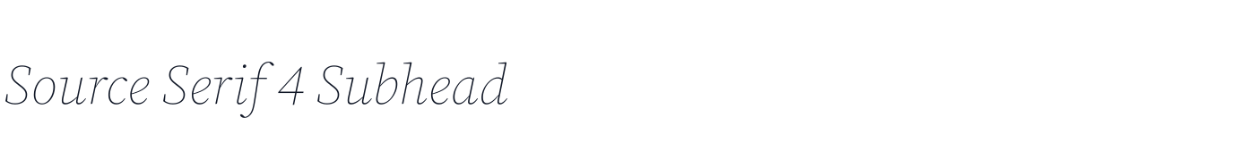 Source Serif 4 Subhead — SourceSerif4Subhead-ExtraLightIt.otf