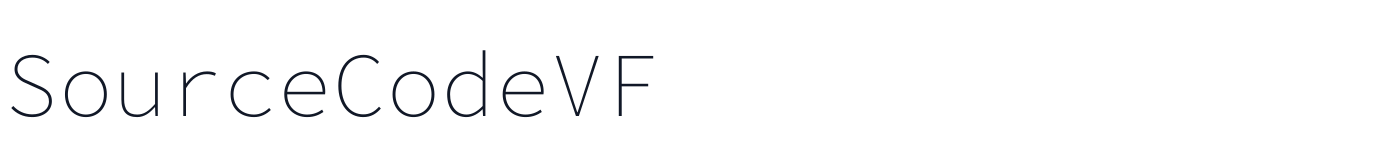 SourceCodeVF — SourceCodeVF-Upright.otf