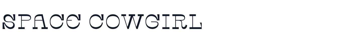 Space Cowgirl — SpaceCowgirl-Regular.otf