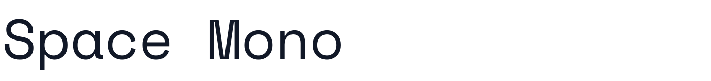 Space Mono — SpaceMono-Regular.ttf