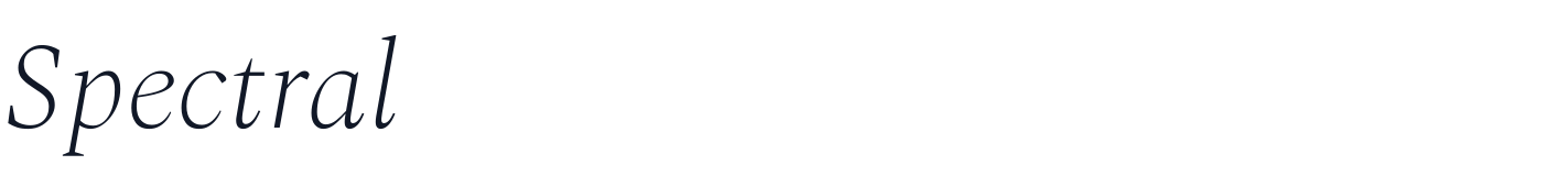 Spectral — Spectral-ExtraLightItalic.ttf
