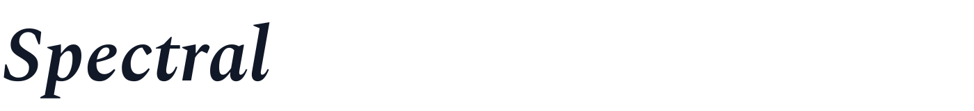 Spectral — Spectral-SemiBoldItalic.ttf