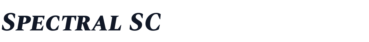 Spectral SC — SpectralSC-ExtraBoldItalic.ttf