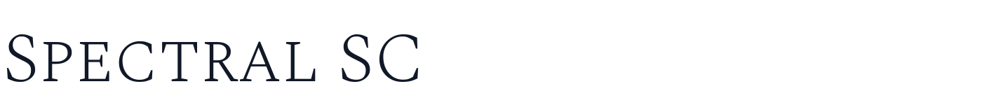 Spectral SC — SpectralSC-ExtraLight.ttf