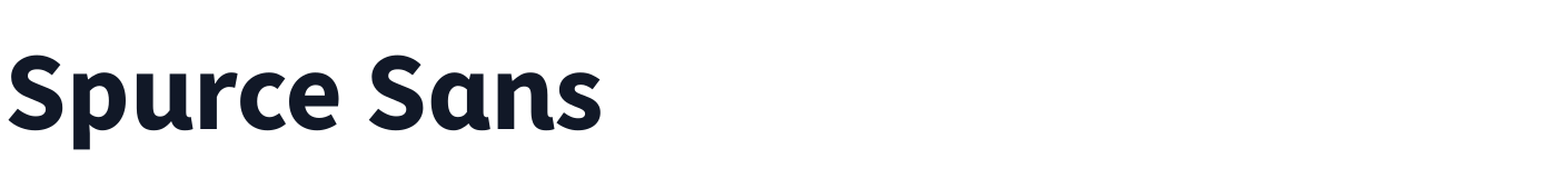 Spurce Sans — SpurceSans-Bold.otf