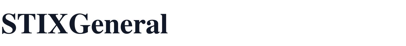 STIXGeneral — STIXGeneralBol.otf