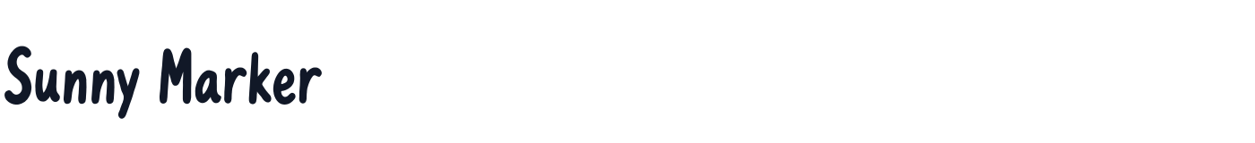 Sunny Marker — SunnyMarker-CondensedRegular.ttf