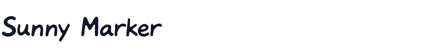 Sunny Marker — SunnyMarker-ExtendedRegular.ttf