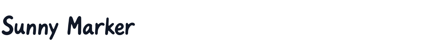 Sunny Marker — SunnyMarker-Regular.ttf