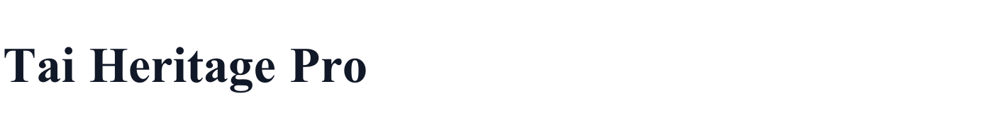 Tai Heritage Pro — TaiHeritagePro-Bold.ttf