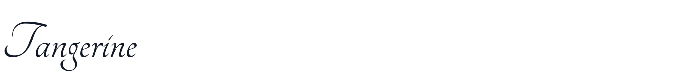 Tangerine — Tangerine-Regular.ttf