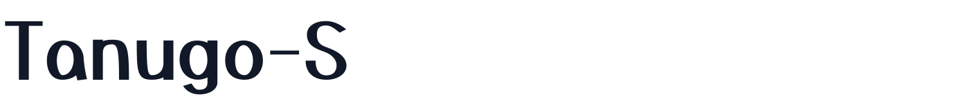Tanugo-S — Tanugo-Bold.otf
