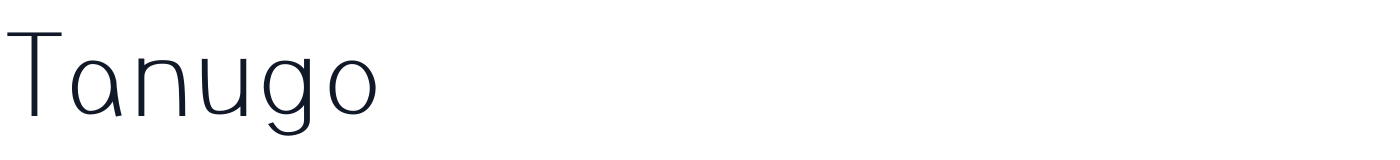 Tanugo — Tanugo-Light.otf