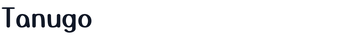Tanugo — Tanugo-Round-Bold.otf