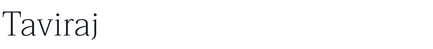 Taviraj — Taviraj-ExtraLight.ttf