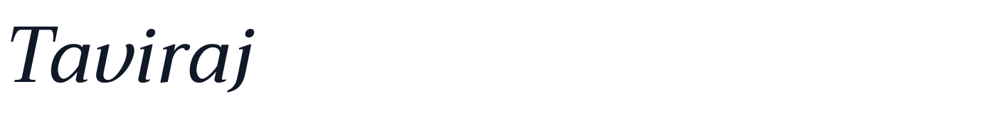 Taviraj — Taviraj-Italic.ttf